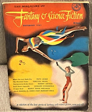 Item #67521 The Magazine of Fantasy & Science Fiction December 1951. Fritz Leiber Manly Wade...