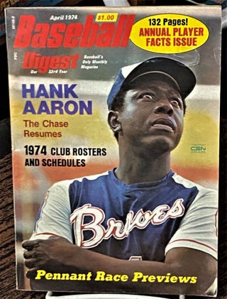 Item #68230 Baseball Digest April 1974. Publisher Norman Jacobs
