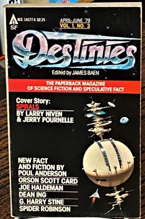 Item #68400 Destinies Vol. 1, No. 3, April-June 1979. James Baen, Jerry Pournelle Larry Niven,...