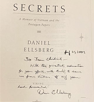 Item #68432 Secrets: A Memoir OF Vietnam And The Pentagon Papers. Daniel Ellsberg