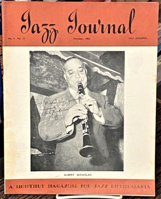 Item #68603 Jazz Journal October 1951. Sinclair Traill, Tom Cundall