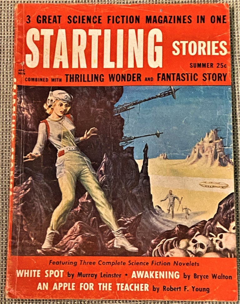 Item #68664 Startling Stories, Summer 1955. Bryce Walton Murray Leinster, others, Alfred Coppel, Gordon R. Dickson, Robert F. Young.
