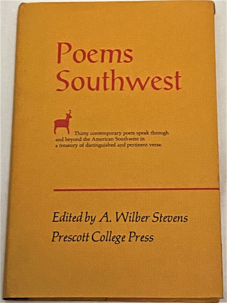 Item #68982 Poems Southwest. A. Wilber Stevens.