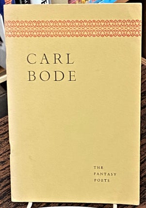 Item #69039 The Calendar of Love. Carl Bode