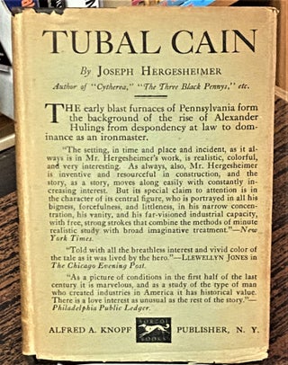 Item #69088 Tubal Cain. Joseph Hergesheimer
