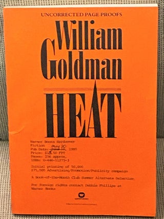 Item #69231 Heat. William Goldman