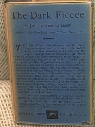 Item #69365 The Dark Fleece. Joseph Hergesheimer