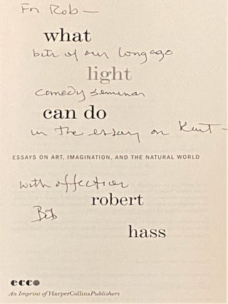 What Light Can Do