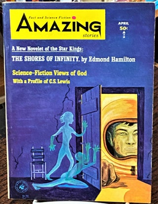 Item #69673 Amazing Stories, April 1965. John Jakes Edmond Hamilton, others, Robert Silverberg