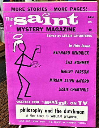 Item #69685 The Saint Mystery Magazine January 1965. William O'Farrell Leslie Charteris, other,...