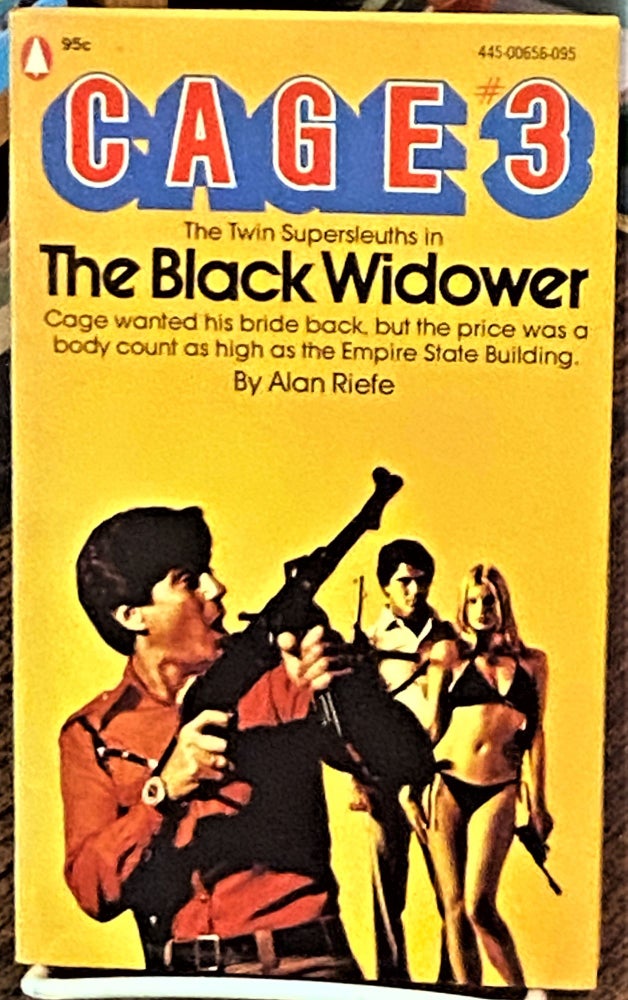 Item #69926 Cage #3, The Black Widower. Alan Riefe.
