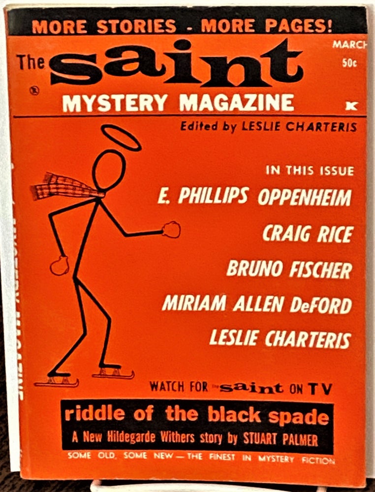 Item #70214 The Saint Mystery Magazine, March 1964. E. Phillips Oppenheim Leslie Charteris, others, Bruno Fischer, Craig Rice, Stuart Palmer.