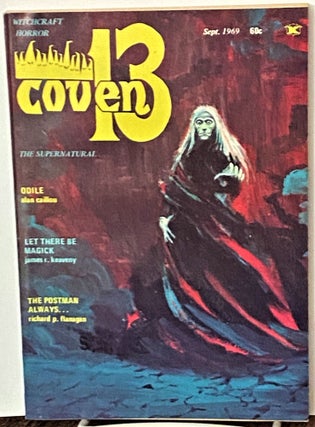 Item #70331 Coven 13, Sept. 1969, Issue #1. James F. Keaveny Alan Caillou, others, Richard P....