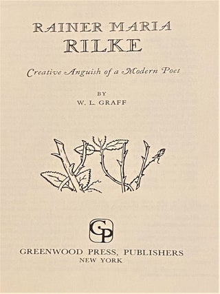 Rainer Maria Rilke, Creative Anguish of a Modern Poet
