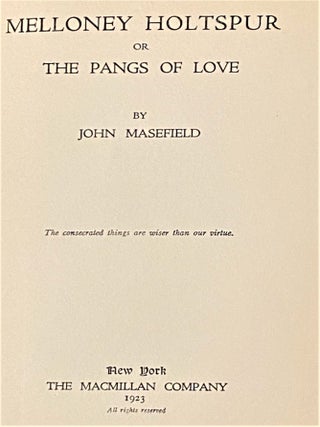 Melloney Holtspur, or, The Pangs of Love