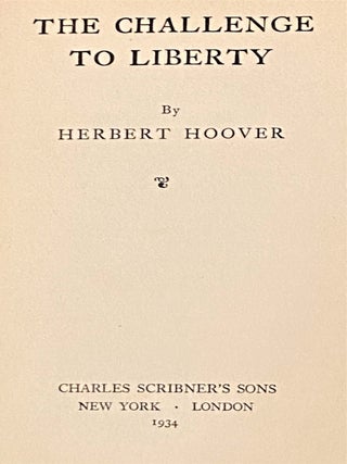 The Challenge to Liberty