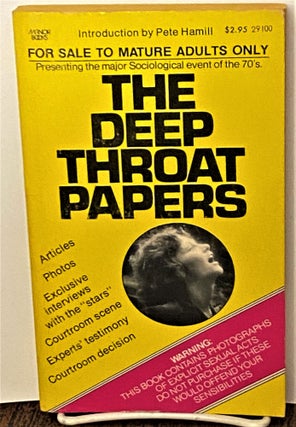 Item #71055 The Deep Throat Papers. Pete Hamill, intro