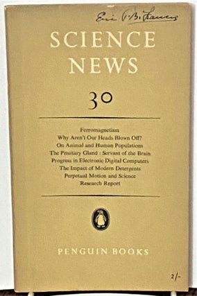 Item #71121 Science News 30. A W. Haslett, intro