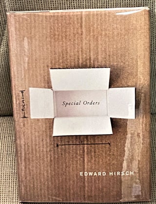 Item #71145 Special Orders. Edward Hirsch