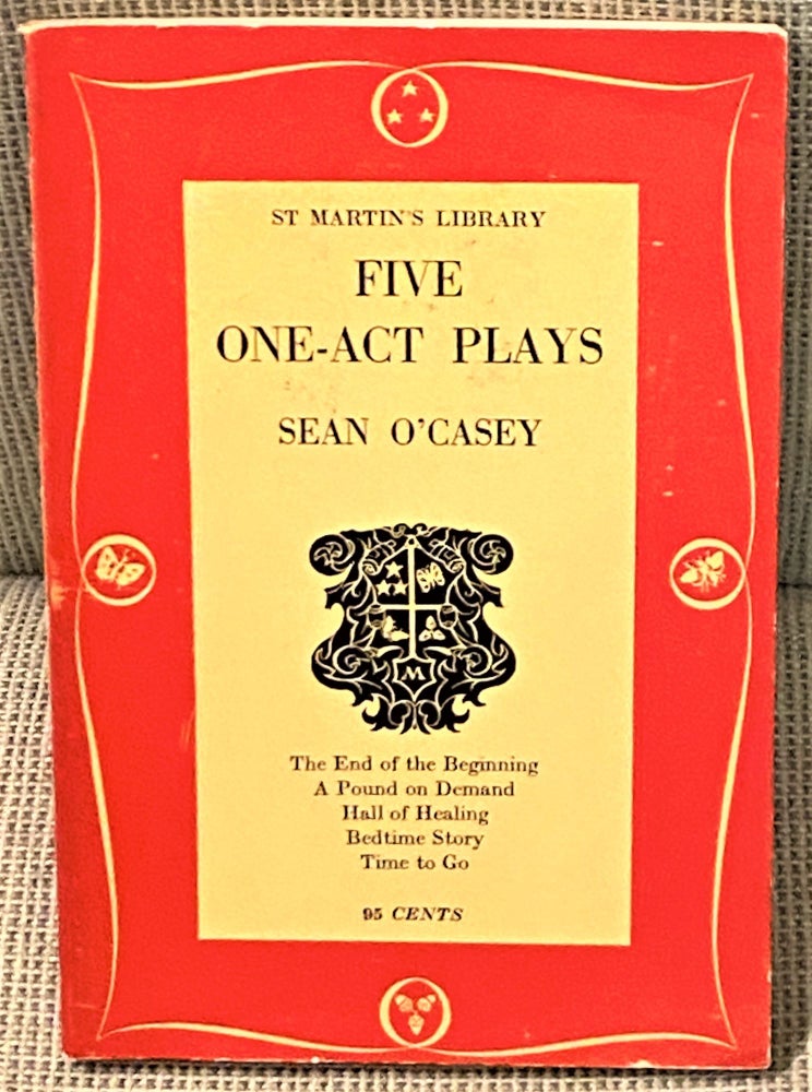 Item #71181 Five One-Act Plays. Sean O'Casey.