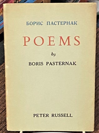Item #71291 Poems by Boris Pasternak. Hugh MacDiarmid Boris Pasternak, foreword
