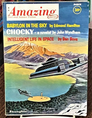 Item #71297 Amazing Stories, March 1963. J. G. Ballard Edmond Hamilton, others, John Wyndham, Ben...