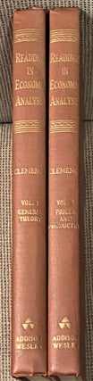 Item #71312 Readings in Economic Theory, 2 volumes, Volume 1, General Theory, Volume 2, Prices...