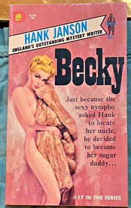 Item #71590 Becky. Hank Janson