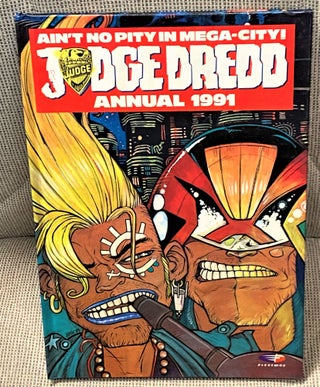 Item #71816 Judge Dredd Annual 1991. John Tomlinson, Jamie Hewlett, cover