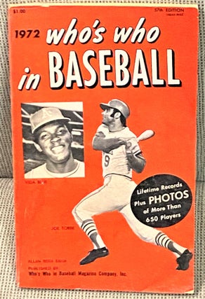 Item #71964 Who's Who in Baseball 1972. Baseball Magazine