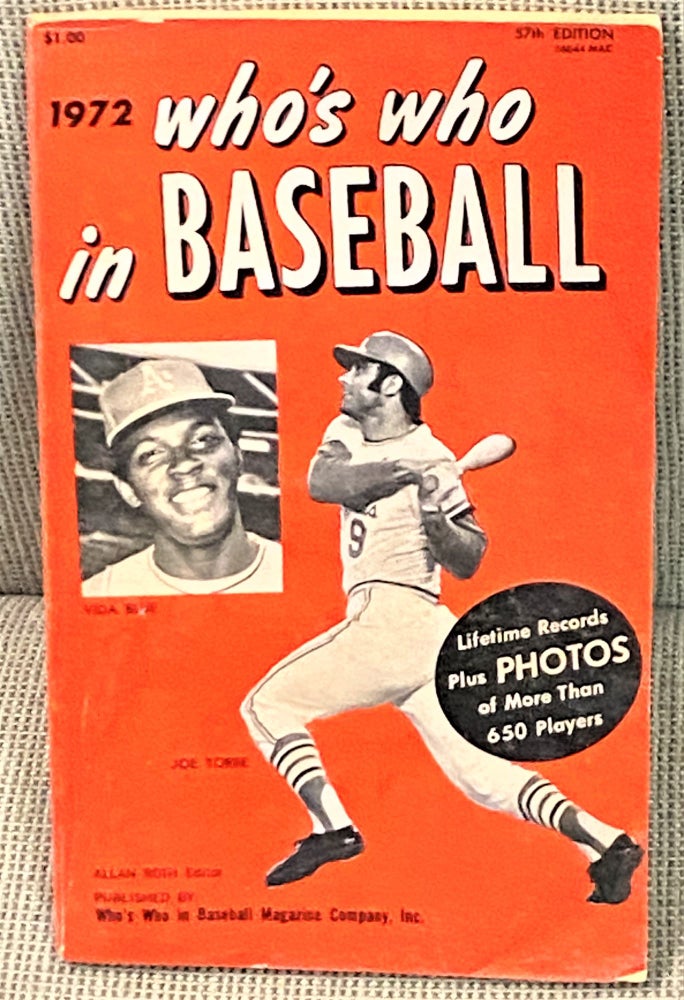 Item #71964 Who's Who in Baseball 1972. Baseball Magazine.