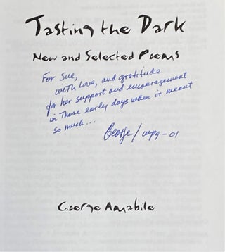Tasting the Dark, New and Selected Poems