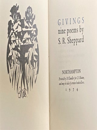 Givings, Nine Poems by S.R. Sheppard