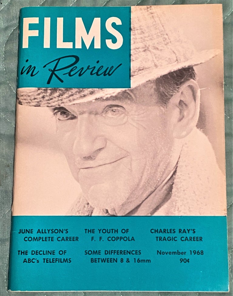 Item #72081 Films in Review November 1968. Fred Astaire in "Finian's Rainbow"