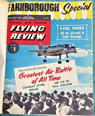 Item #72087 Royal Air Force Flying Review, Bound Volume, Sept. 1960 thru August 1961. Many Authors