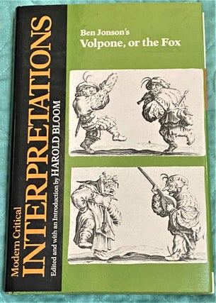 Item #72117 Ben Jonson's Volpone, or the Fox. Harold Bloom