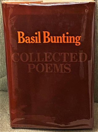 Item #72356 Collected Poems. Basil Bunting