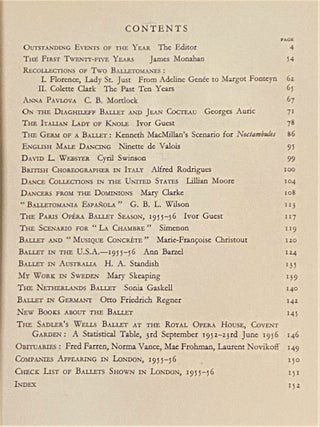 The Ballet Annual, Eleventh Issue