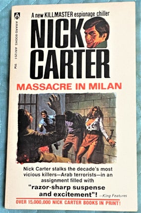 Item #72400 Massacre in Milan. Nick Carter