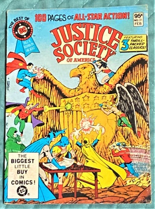 Item #72403 Justice Society of America, The Best of DC Vol 4 Number 21. Len Wein