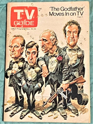 Item #72439 TV Guide November 16, 1974. Isaac Asimov Arnold Hano, Jack Davis, artist