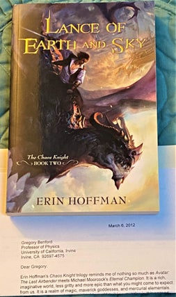 Item #72673 Lance of Earth and Sky, The Chaos Knight, Book Two. Erin Hoffman