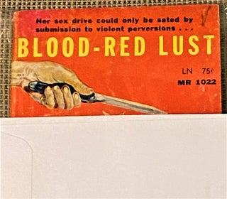Item #73426 Blood-Red Lust. Anonymous