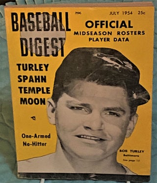 Item #73672 Baseball Digest July 1954. Herbert Simons