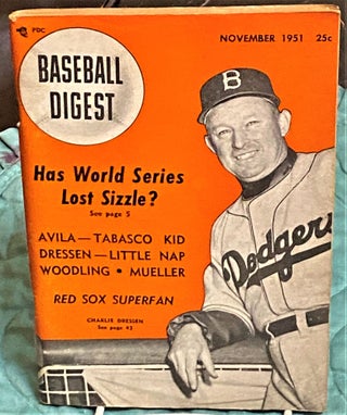 Item #73682 Baseball Digest November 1951. Herbert Simons