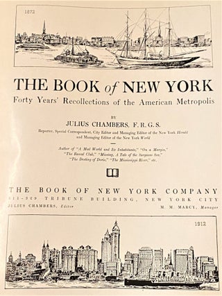 The Book of New York, Forty Years' Recollections of the American Metropolis