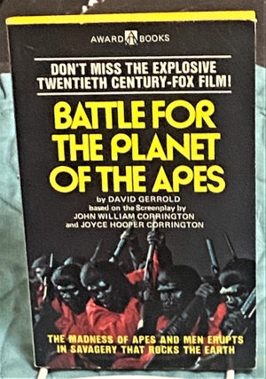 Item #74274 Battle for the Planet of the Apes. David Gerrold