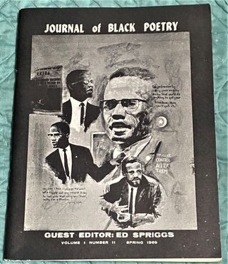 Item #74364 JOURNAL OF BLACK POETRY. Vol. 1, No. 11 (Spring, 1969). Clarence Major LeRoi Jones,...
