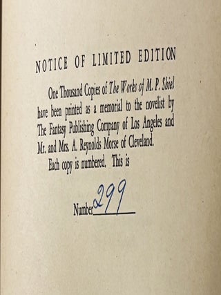 The Works of M.P. Shiel