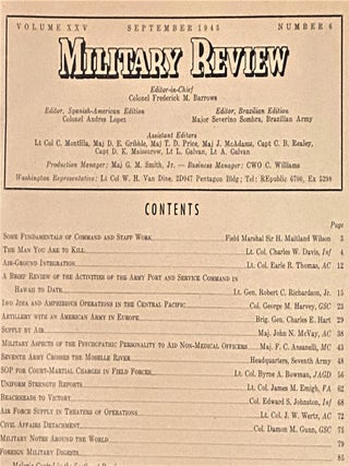Military Review September 1945